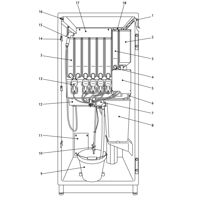 Interior View Freshbrew Paperless Zuma Brewer